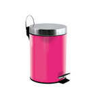 Pattumiera a pedale da 3L in Acciaio Inox - Fucsia