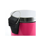 Pattumiera a pedale da 3L in Acciaio Inox - Fucsia