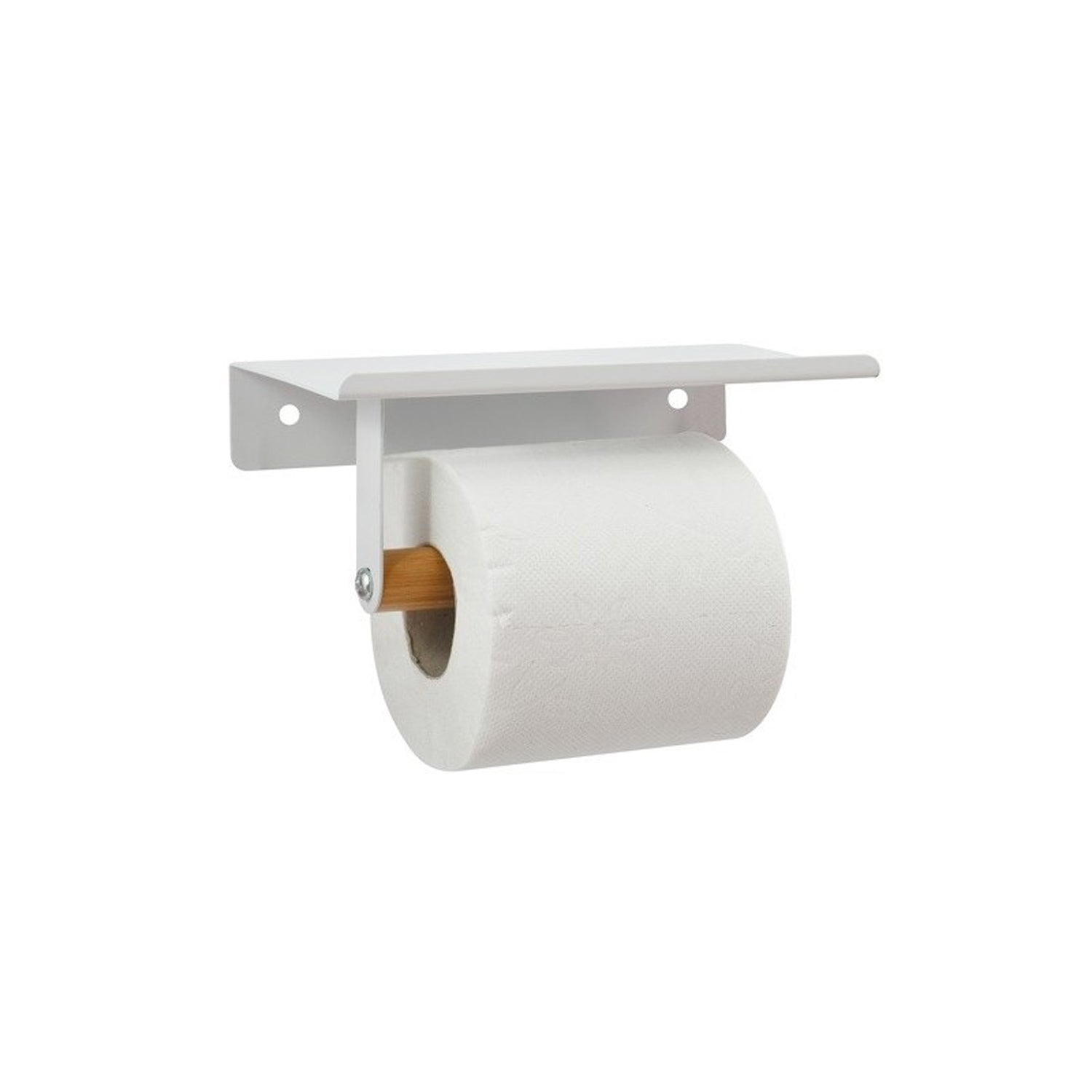 Portarotolo da parete modello Tarek in Acciaio - Bianco e BambÃ¹