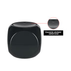 Pattumiera 1L a forma di Dado con coperchio basculante - Nero