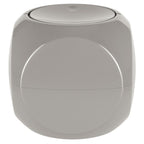 Pattumiera 1L a forma di Dado con coperchio basculante - Tortora