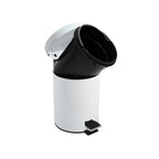 Pattumiera a pedale da 3L in Acciaio Inox modello Unis - Bianco