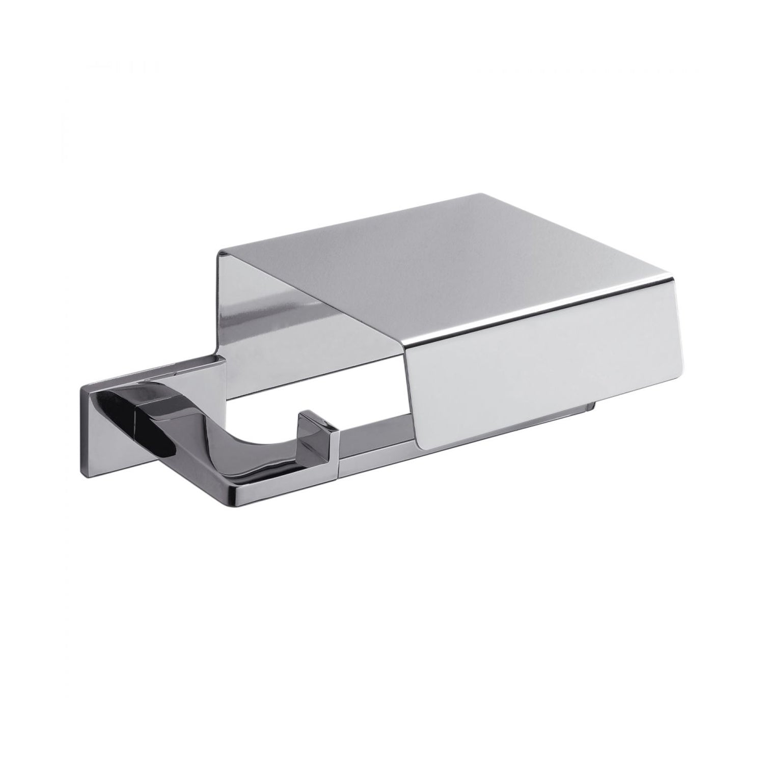 Porta rotolo coperto in ottone collezione Look  di Colombo Design