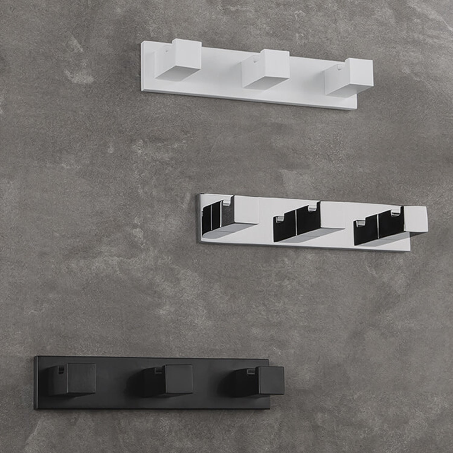 Appenditutto nero opaco collezione Look  di Colombo Design