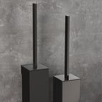 Porta scopino in ottone nero collezione Look  di Colombo Design