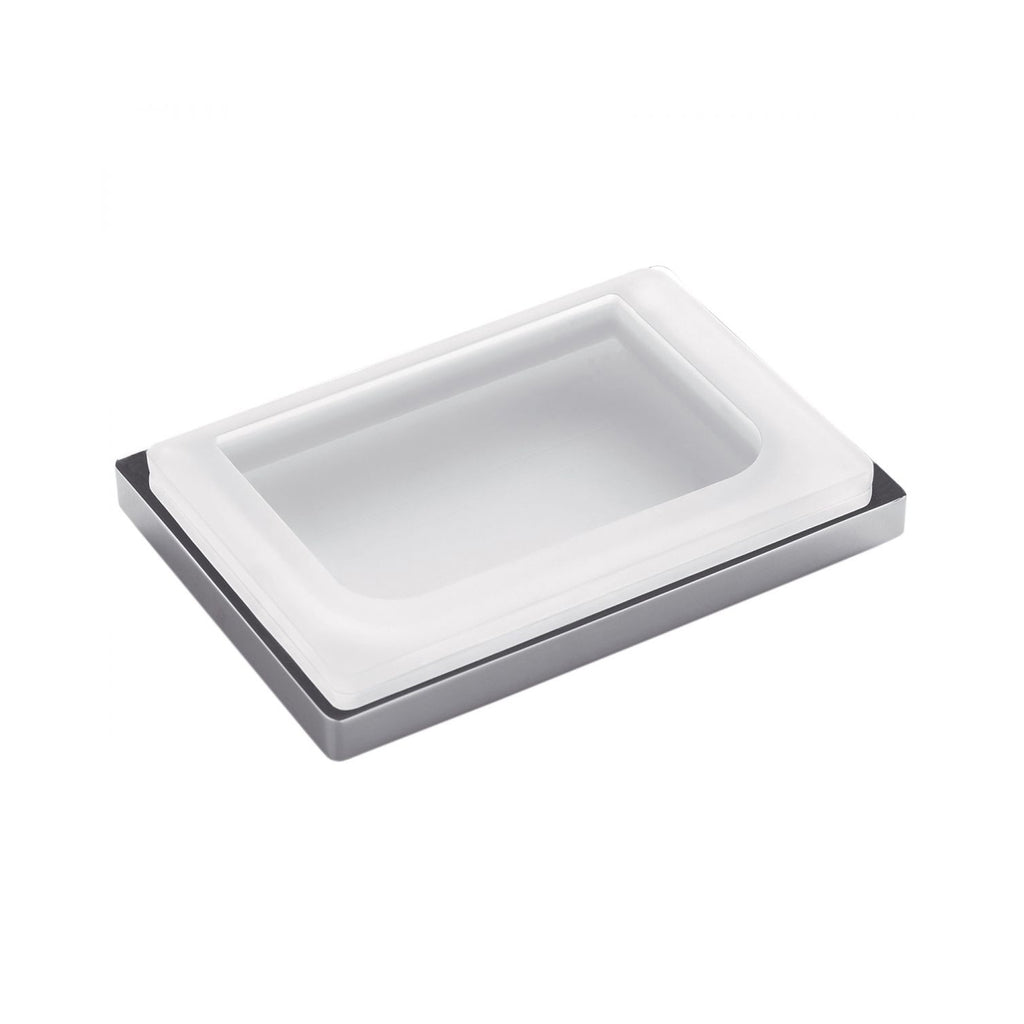 Porta sapone d'appoggio in ottone collezione Look di Colombo Design