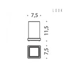 Porta bicchiere d'appoggio in ottone collezione Look di Colombo Design