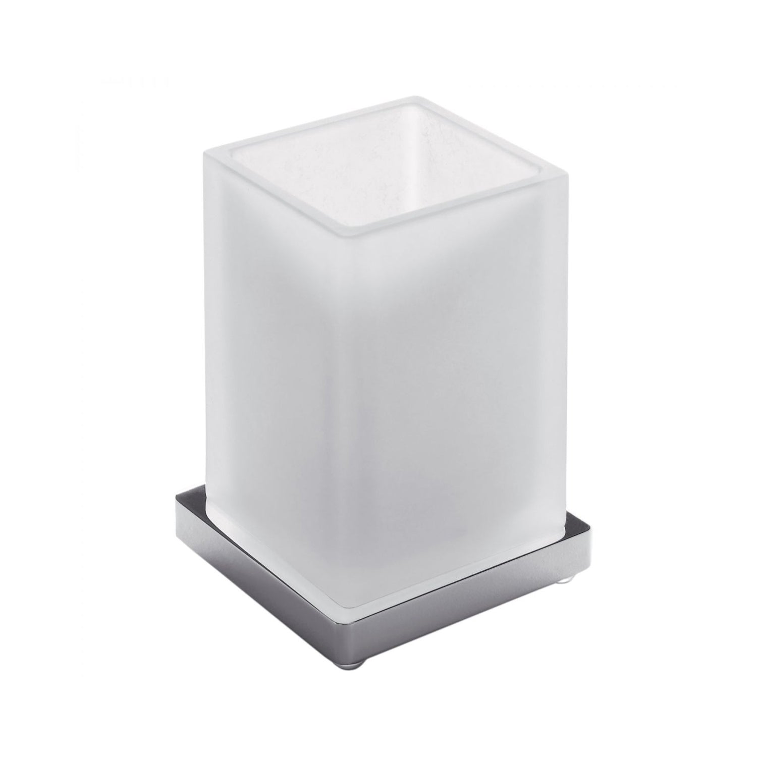 Porta bicchiere d'appoggio in ottone collezione Look di Colombo Design