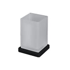 Porta bicchiere d'appoggio nero collezione Look di Colombo Design