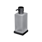 Spandisapone d'appoggio nero opaco collezione Look di Colombo Design