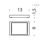 Porta sapone d'appoggio in ottone cromato collezione Look di Colombo Design