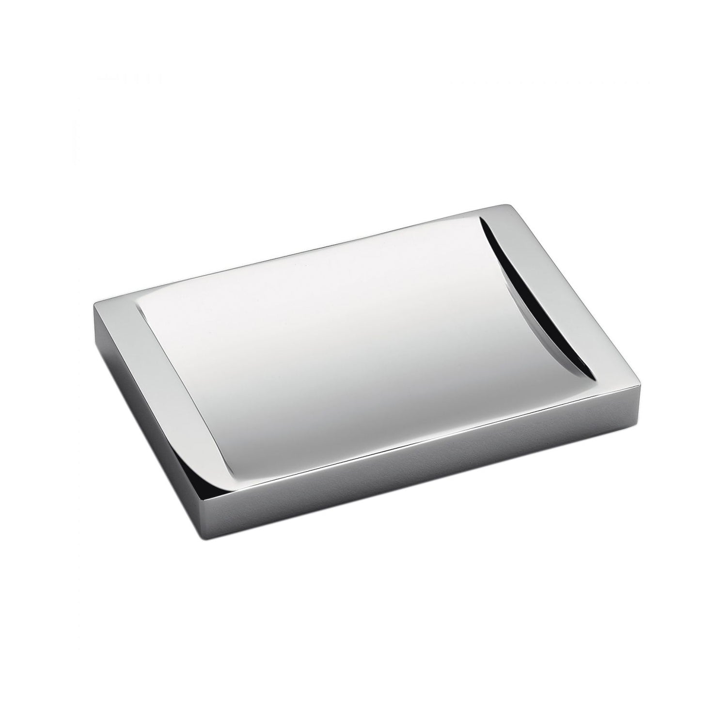 Porta sapone d'appoggio in ottone cromato collezione Look di Colombo Design