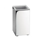 Porta bicchiere d'appoggio in ottone cromato collezione Look di Colombo Design