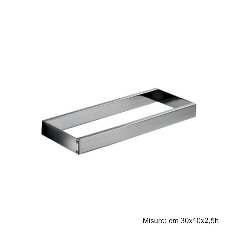 Porta asciugamani o porta accessori 300 mm in ottone cromato Skuara di Lineabeta