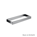 Porta asciugamani o porta accessori 300 mm in ottone cromato Skuara di Lineabeta