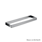 Porta asciugamani o porta accessori 400 mm in ottone cromato Skuara di Lineabeta