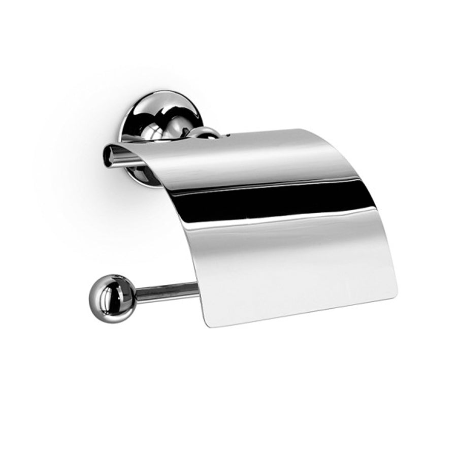 Portarotolo coperto Lineabeta modello Venessia in Ottone Cromo