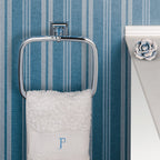Porta salvietta ad anello in ottone cromato collezione Portofino di Colombo Design