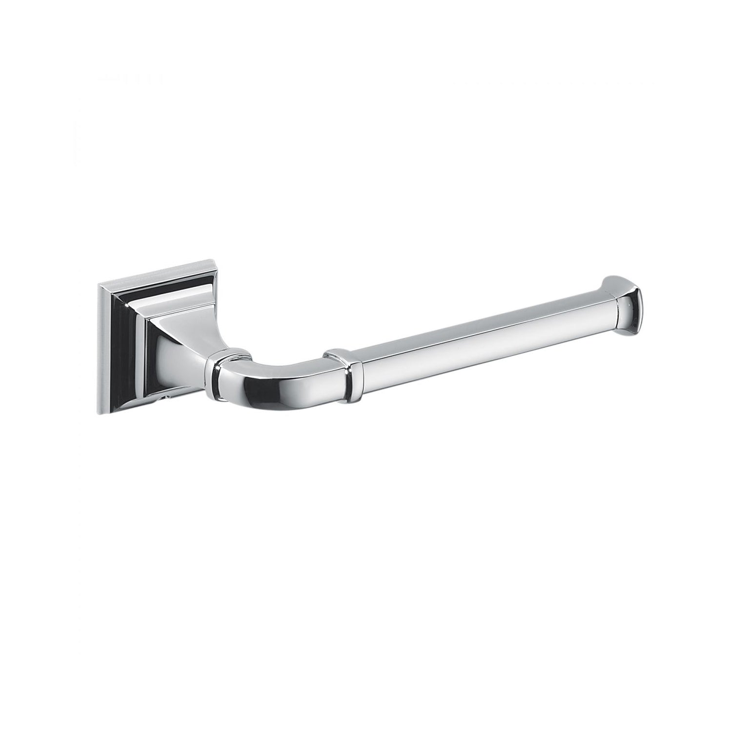 Porta rotolo destro in ottone cromato collezione Portofino di Colombo Design