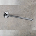 Porta salviette fisso cm 34 in ottone cromato Colombo Design collezione Basic Con fissaggio a tassello e ad incollo con kit opzionale