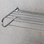 Rack porta salviette in ottone cromato Colombo Design collezione Basic Con fissaggio a tassello