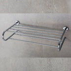 Rack porta salviette in ottone cromato Colombo Design collezione Basic Con fissaggio a tassello