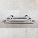 Porta salviette cm 64 Nero Opaco Colombo Design collezione Basic Con fissaggio a tassello e ad incollo con kit opzionale