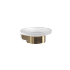 Portasapone a muro in Ottone e Cromall di Gedy serie Pirenei - Oro Matt