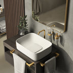 Portasapone a muro in Ottone e Cromall di Gedy serie Pirenei - Oro Matt