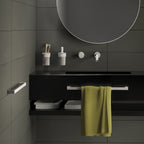 Porta asciugamani a muro Gedy serie Pirenei 35 cm - Bianco Matt