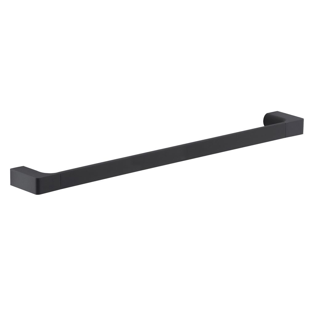 Portasalviette a muro di Gedy serie Pirenei 60 cm - Nero Matt