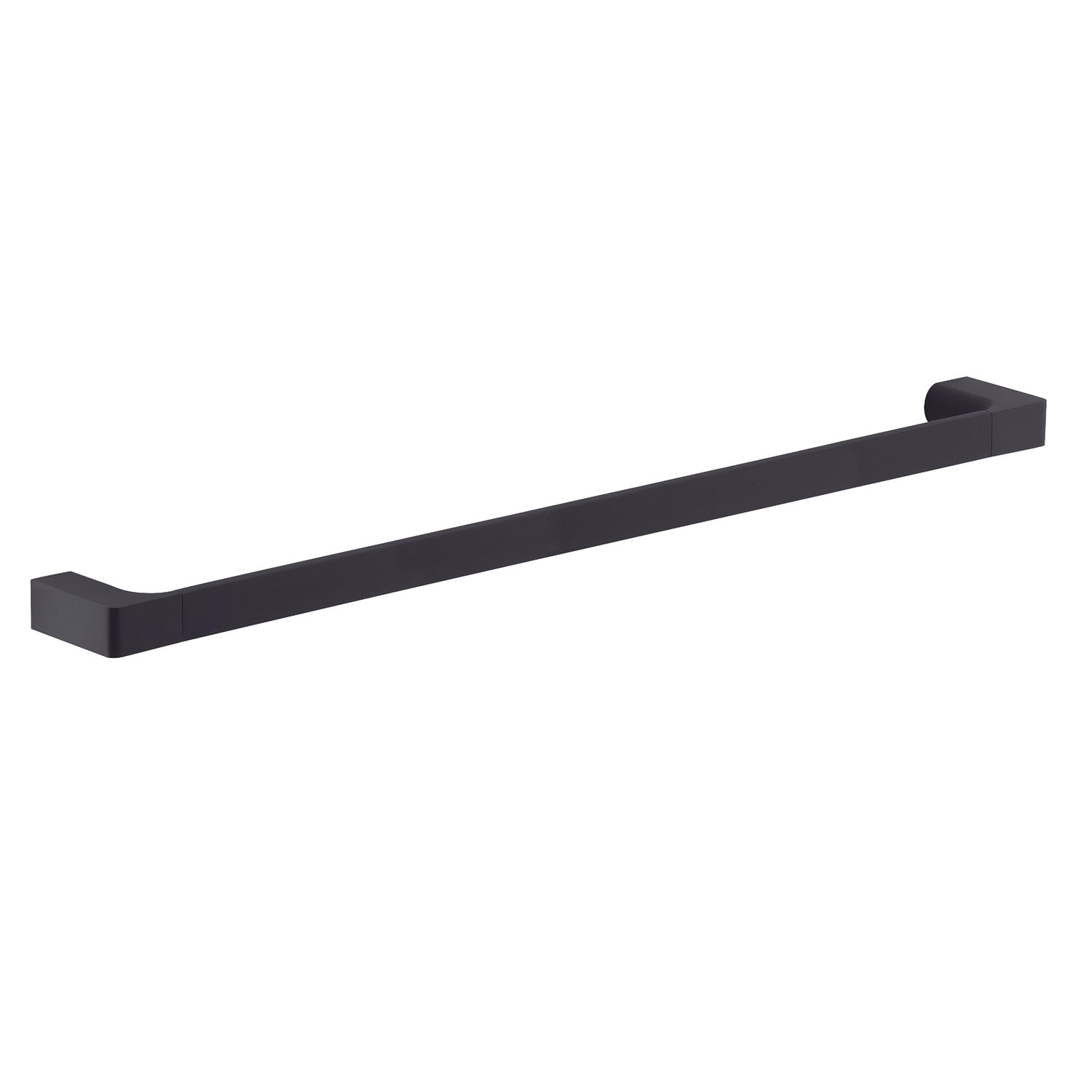 Portasalviette a muro di Gedy serie Pirenei 80 cm - Nero Matt