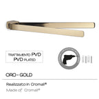 Portasalviette a snodo Gedy serie Pirenei - Oro