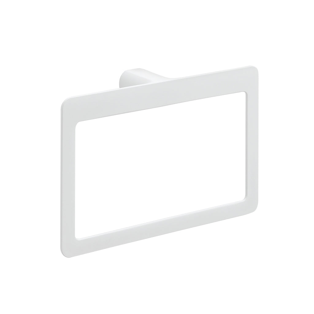 Portasalviette ad anello Gedy serie Pirenei - Bianco Matt