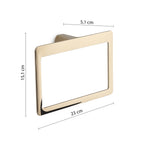 Portasalviette ad anello Gedy serie Pirenei - Oro