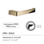 Portarotolo a muro Gedy serie Pirenei - Oro