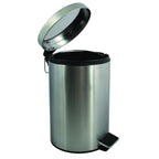 Pattumiera a pedale in Acciaio Inox 12L - Satinato
