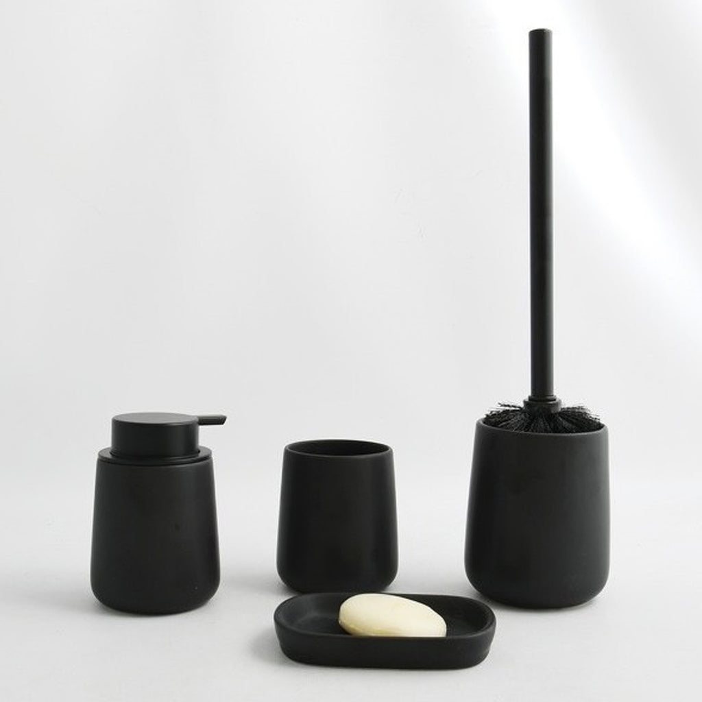 Portasapone modello Maonie in ceramica - Nero opaco