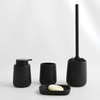 Portasapone modello Maonie in ceramica - Nero opaco