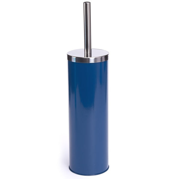 Scopino WC con supporto in Acciaio Inox - Blu