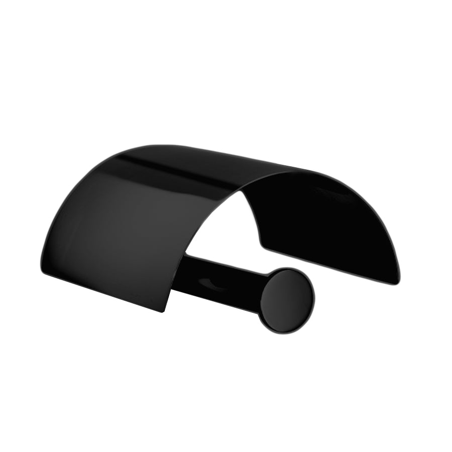 Portarotolo coperto Lineabeta modello Baketo Ottone verniciato nero
