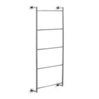 Scaletta porta asciugamani a muro Lineabeta collezione Baketo in ottone cromato