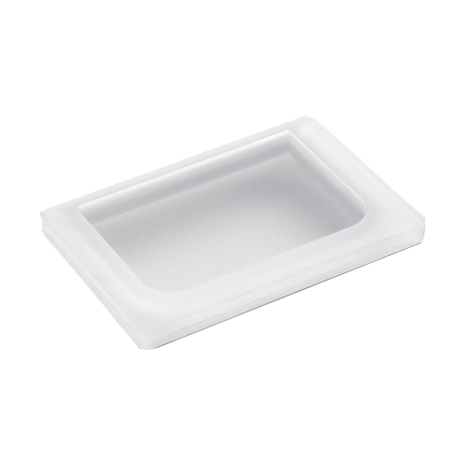 Porta sapone in vetro acidato collezione Look di Colombo Design