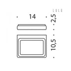 Porta sapone in ottone collezione LulI¹ di Colombo Design