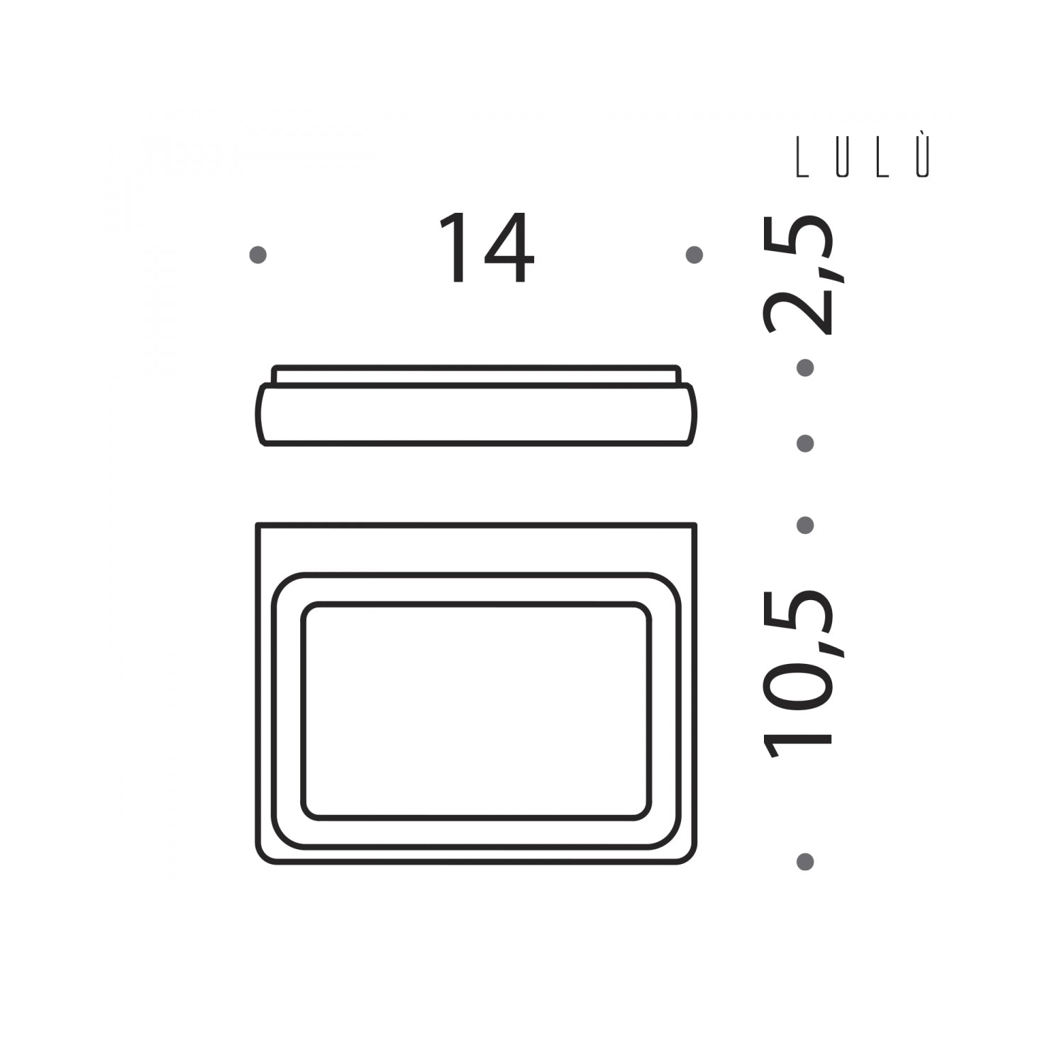 Porta sapone in ottone collezione LulI¹ di Colombo Design