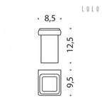 Porta bicchiere in ottone collezione LulÃ¹ di Colombo Design