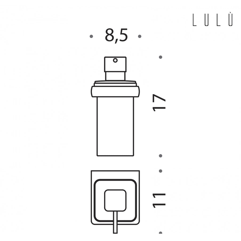 Spandisapone in ottone collezione LulÃ¹ di Colombo Design