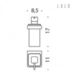 Spandisapone in ottone collezione LulÃ¹ di Colombo Design