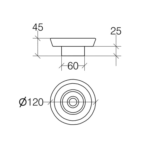 Porta sapone Napie di Lineabeta in Acciaio Inox Lucido