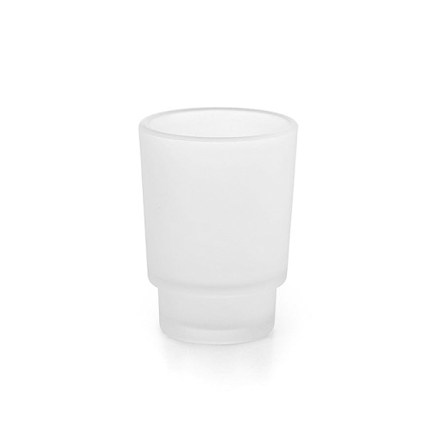 Bicchiere portaspazzolino Lineabeta Napie in Vetro Acidato